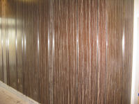 Wall treatment in Conference Center area on first floor.