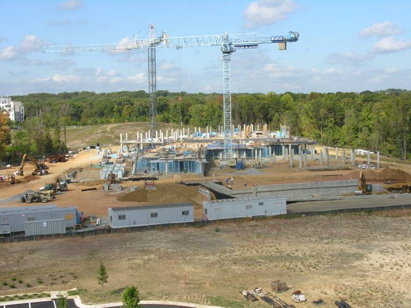 View of entire building site