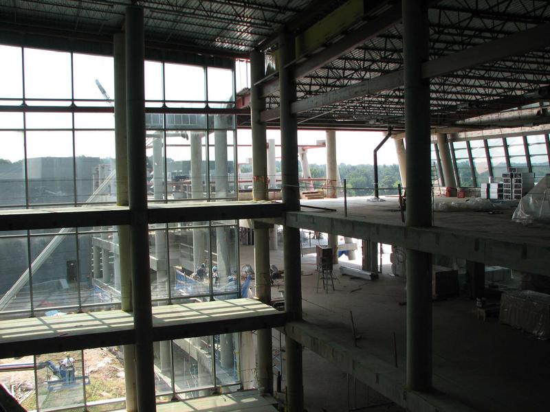 View of atrium looking towards the east