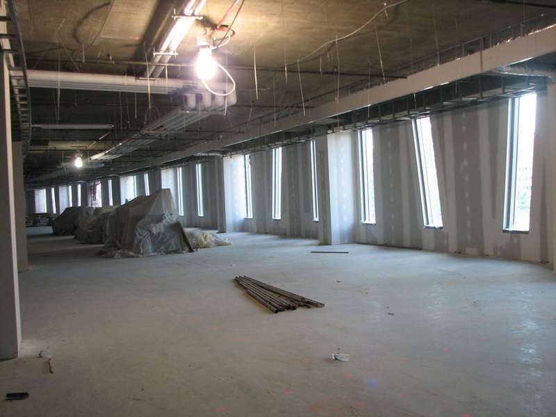 Interior of first floor data center 