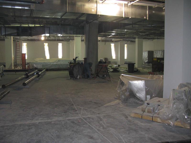 First floor data center area