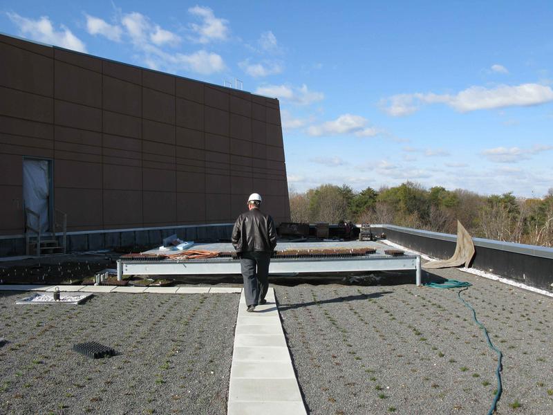 Green roof and instrument platform
