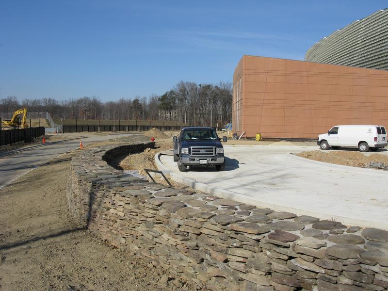 Front of NCWCP showing some of the landscaping