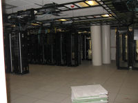 Data center on first floor.
