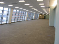 South facing office area on the second floor.