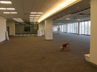 Operations area on fourth floor (media center on the left in the rear).