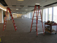 Fourth floor operations area looking west.