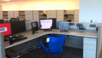 Workstation undergoing testing in ops area (picture taken May 5, 2012).