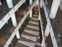 Another view of atrium floor from above.