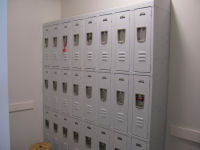 Guards' lockers.
