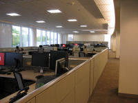 Ops area on 4th floor looking east