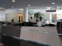 Guard Desk inside entrance to NCWCP