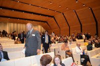 Audience entering the auditorium prior to the ceremony.